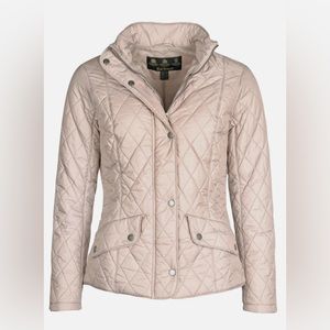 NWT Barbour Flyweight Cavalry Quilted Jacket - Dusty Mauve